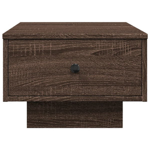 vidaXL Table basse marron aspect chêne 60x45x31 cm Bois d'ingénierie