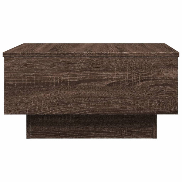 vidaXL Table basse marron aspect chêne 60x45x31 cm Bois d'ingénierie