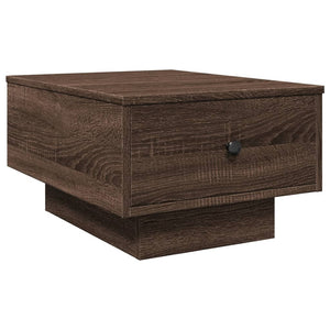 vidaXL Table basse marron aspect chêne 60x45x31 cm Bois d'ingénierie