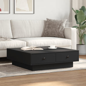 Schwarzer Couchtisch 90x90 cm