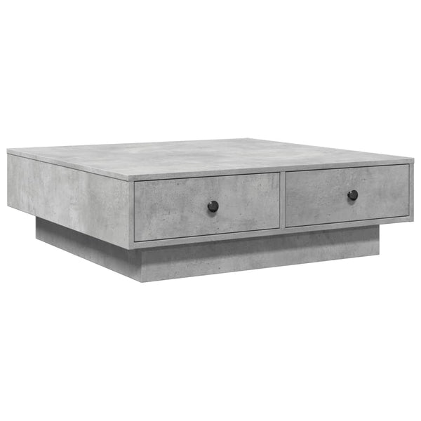 Betongrauer Couchtisch 90x90 cm