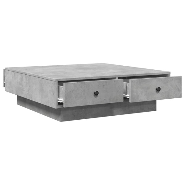 Betongrauer Couchtisch 90x90 cm