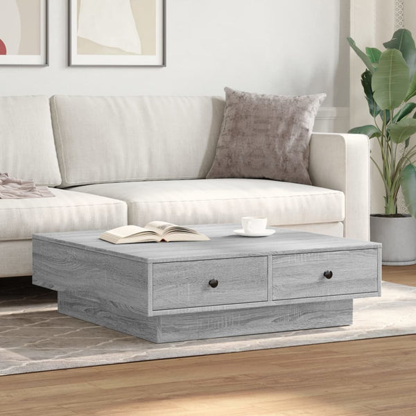 Couchtisch Grau Sonoma 90x90 cm