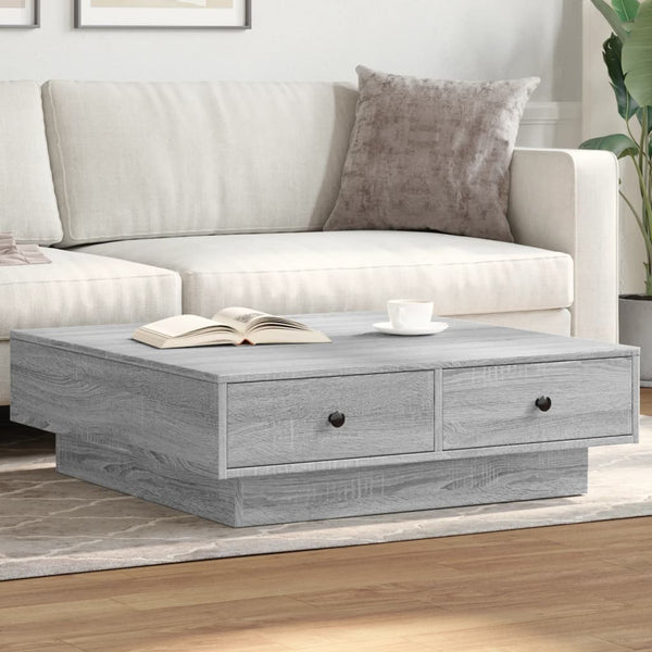 Couchtisch Grau Sonoma 90x90 cm