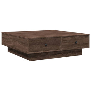 Couchtisch Braun Eichenoptik 90x90 cm