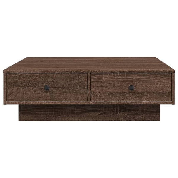 Couchtisch Braun Eichenoptik 90x90 cm
