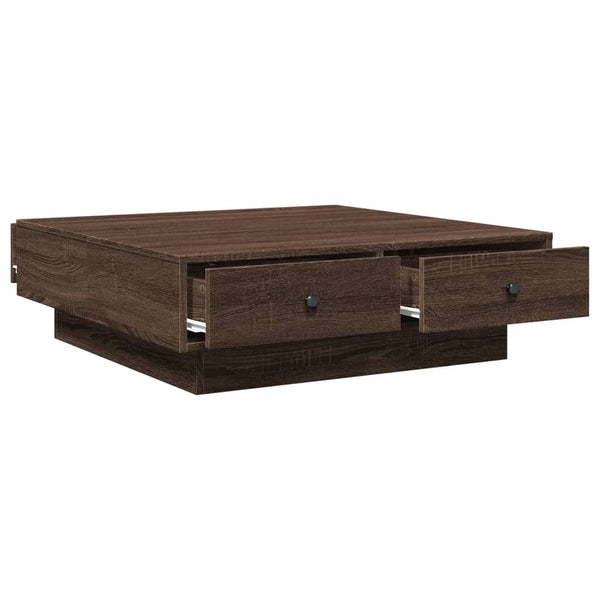 Couchtisch Braun Eichenoptik 90x90 cm