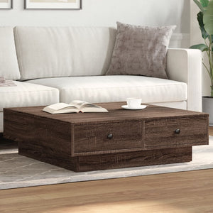 Couchtisch Braun Eichenoptik 90x90 cm