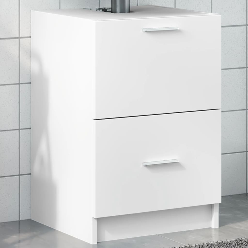 Waschbeckenunterschrank Weiß 40x37x59cm