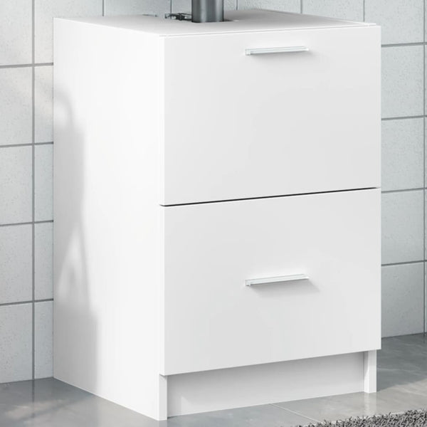 Waschbeckenunterschrank Weiß 40x37x59cm