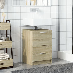 Waschbeckenunterschrank Sonoma-Eiche 40 cm