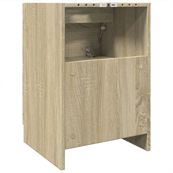 Waschbeckenunterschrank Sonoma-Eiche 40 cm