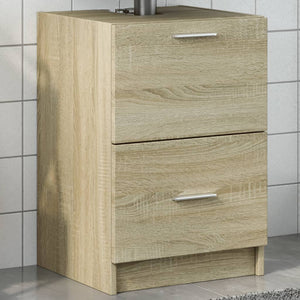 Waschbeckenunterschrank Sonoma-Eiche 40 cm