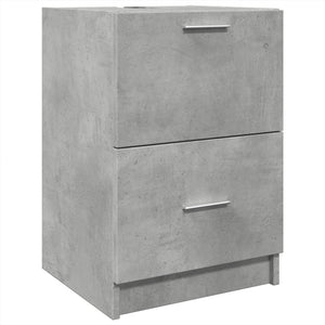 Waschbeckenunterschrank Betongrau 40x37x59 cm