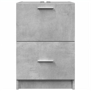 Waschbeckenunterschrank Betongrau 40x37x59 cm