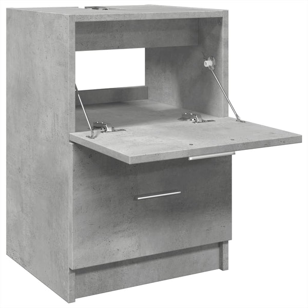 Waschbeckenunterschrank Betongrau 40x37x59 cm