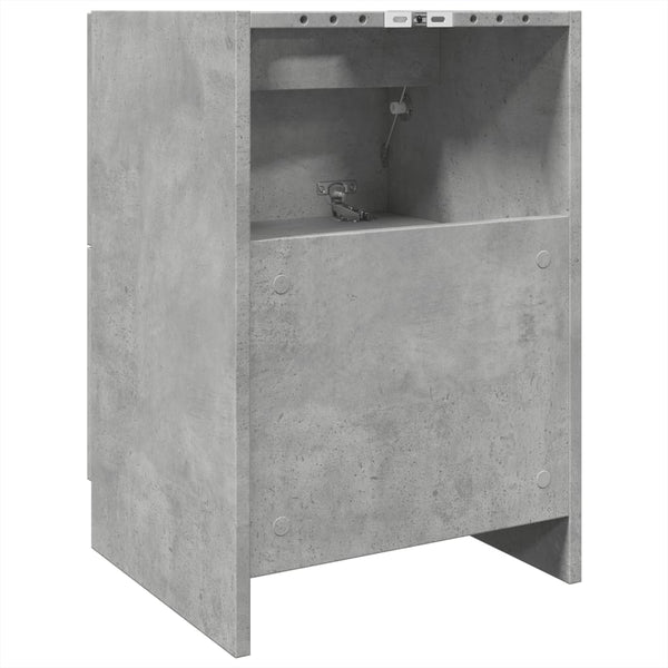 Waschbeckenunterschrank Betongrau 40x37x59 cm