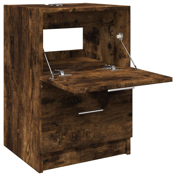Waschbeckenunterschrank Räuchereiche 40 cm