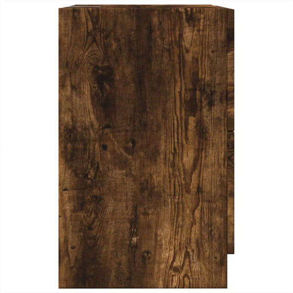 Waschbeckenunterschrank Räuchereiche 40 cm