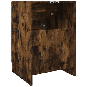 Waschbeckenunterschrank Räuchereiche 40 cm