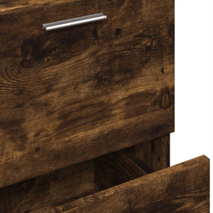 Waschbeckenunterschrank Räuchereiche 40 cm