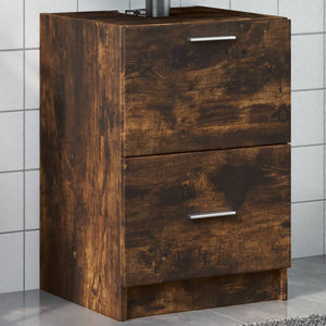 Waschbeckenunterschrank Räuchereiche 40 cm