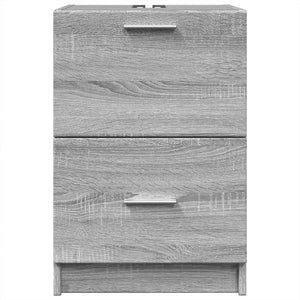 Waschbeckenunterschrank Grau Sonoma 40 cm
