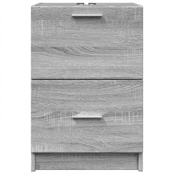 Waschbeckenunterschrank Grau Sonoma 40 cm