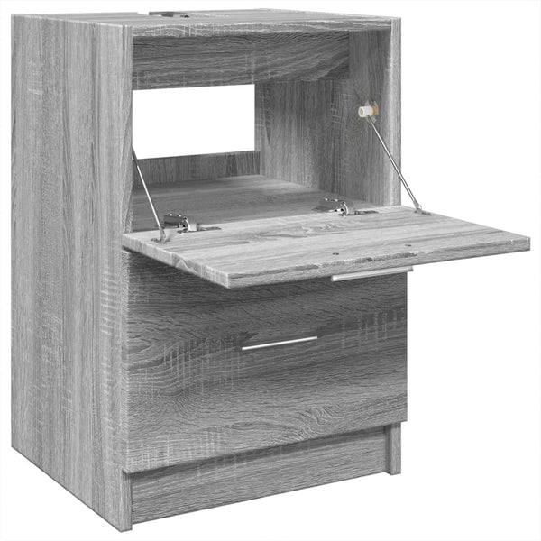 Waschbeckenunterschrank Grau Sonoma 40 cm
