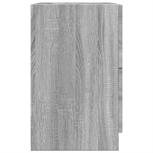 Waschbeckenunterschrank Grau Sonoma 40 cm