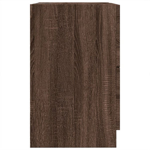 Waschbeckenunterschrank Braun Eichenoptik 40 cm