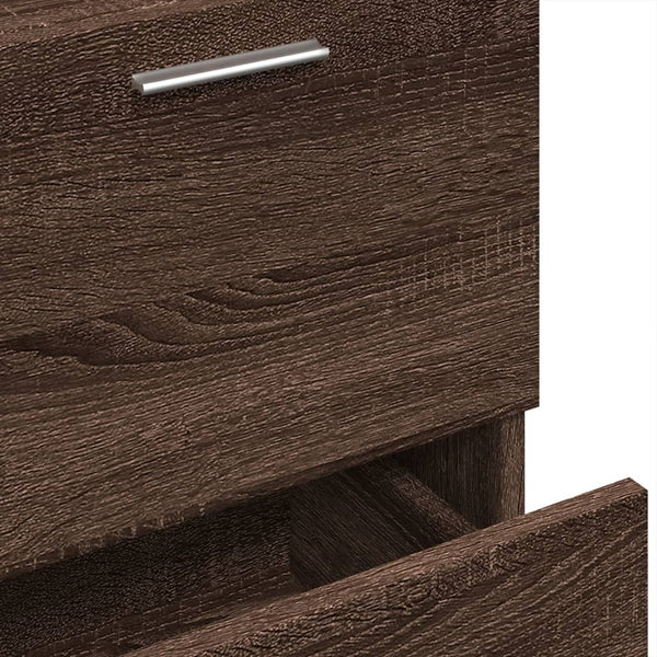 Waschbeckenunterschrank Braun Eichenoptik 40 cm
