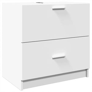 Waschbeckenunterschrank Weiß 59x37x59 cm
