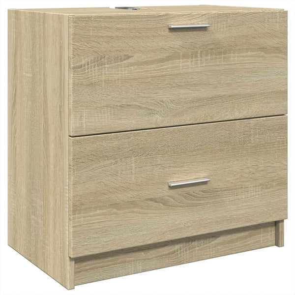 Waschbeckenunterschrank Sonoma Eiche 59 cm
