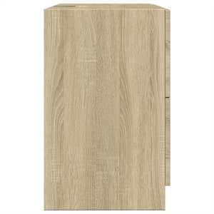 Waschbeckenunterschrank Sonoma Eiche 59 cm