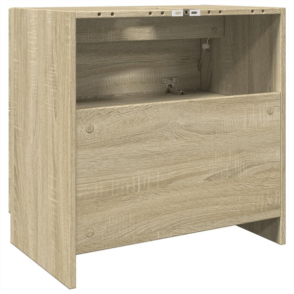 Waschbeckenunterschrank Sonoma Eiche 59 cm