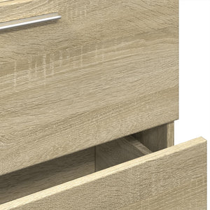 Waschbeckenunterschrank Sonoma Eiche 59 cm
