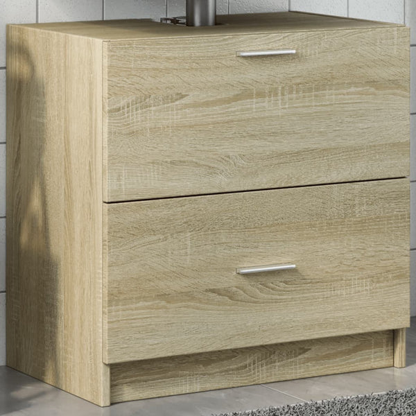 Waschbeckenunterschrank Sonoma Eiche 59 cm
