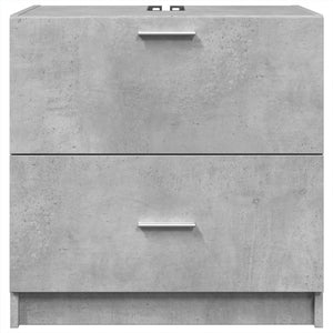 Waschbeckenunterschrank Betongrau 59 cm