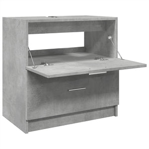 Waschbeckenunterschrank Betongrau 59 cm