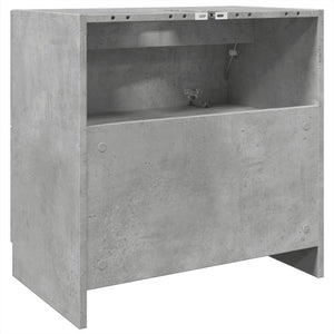 Waschbeckenunterschrank Betongrau 59 cm