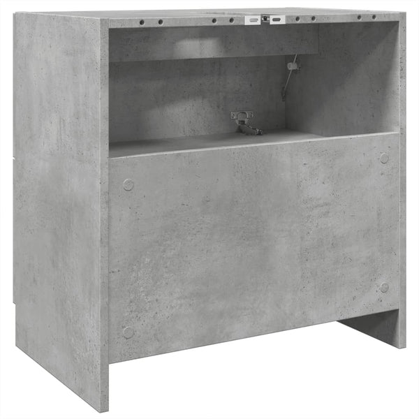 Waschbeckenunterschrank Betongrau 59 cm