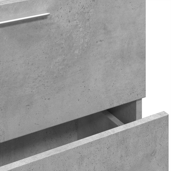 Waschbeckenunterschrank Betongrau 59 cm