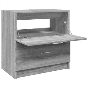 Waschbeckenunterschrank Grau Sonoma 59 cm