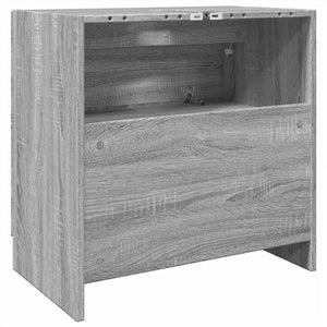 Waschbeckenunterschrank Grau Sonoma 59 cm