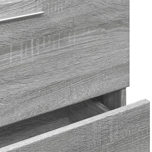 Waschbeckenunterschrank Grau Sonoma 59 cm