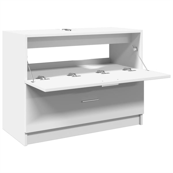Waschbeckenunterschrank Weiß 78x37x59cm