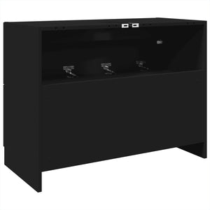 Schwarzer Waschbeckenunterschrank 78 cm
