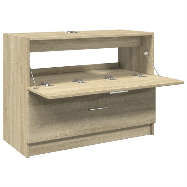 Waschbeckenunterschrank Sonoma Eiche 78x37x59 cm