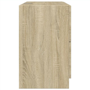 Waschbeckenunterschrank Sonoma Eiche 78x37x59 cm